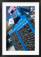 Framed Waterfront Restaurant Sign, Pythagorio, Samos, Aegean Islands, Greece