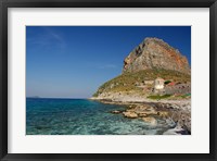 Framed Greece, Peloponnese, Rock of Monemvasia