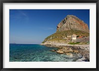 Framed Greece, Peloponnese, Rock of Monemvasia