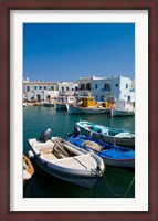 Framed Fishing Boats in Naoussa, Paros, Greece
