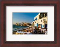Framed Little Venice, Mykonos, Greece