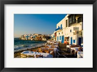Framed Little Venice, Mykonos, Greece