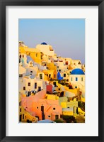Framed Scenic Oia, Santorini, Greece