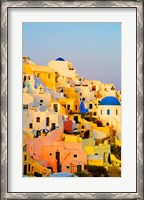 Framed Scenic Oia, Santorini, Greece