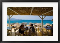 Framed St Stefanos Beach, Mykonos, Greece