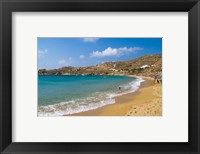Framed Super Paradise Beach, Mykonos, Greece