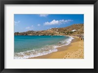 Framed Super Paradise Beach, Mykonos, Greece