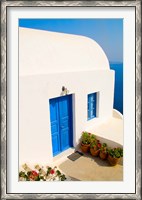 Framed White House, Oia, Santorini, Greece
