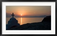 Framed Greece, Mykonos, Hora, Greek Orthodox church