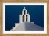 Framed Greece, Santorini, Imerovigli, Church Bell Tower