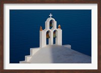 Framed Greece, Santorini, Imerovigli, Church Bell Tower