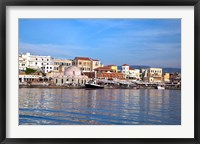 Framed Old Harbor, Chania, Crete, Greece