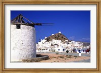 Framed White and Blue Colors of Life, Ios, Greece
