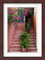 Framed Colorful Stairways, Chania, Crete, Greece