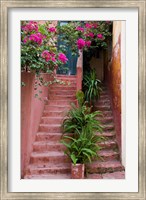 Framed Colorful Stairways, Chania, Crete, Greece