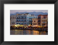 Framed Evening Light along the Old Harbor, Chania, Crete, Greece