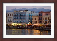 Framed Evening Light along the Old Harbor, Chania, Crete, Greece