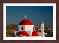 Framed Greece, Mykonos, Red Dome Church Chapels