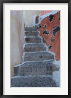 Framed Old Stairway, Oia, Santorini, Greece