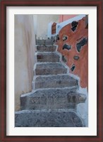 Framed Old Stairway, Oia, Santorini, Greece