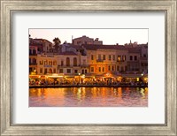 Framed Old Harbor, Chania, Crete, Greece