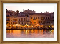 Framed Old Harbor, Chania, Crete, Greece