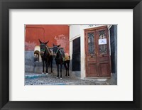 Framed Town of Fira, Santorini, Greece