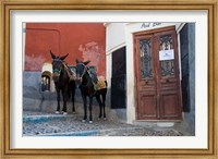 Framed Town of Fira, Santorini, Greece