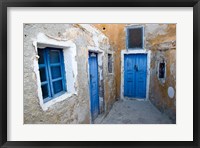 Framed Very Old Building Built, Oia, Santorini, Greece