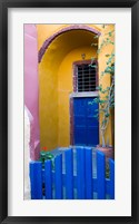 Framed Town of Oia, Santorini, Greece