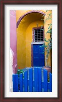 Framed Town of Oia, Santorini, Greece