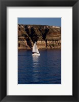 Framed Greece, Cyclades, Santorini, Sailing