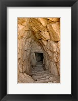 Framed Greece, Mycenae, Fountain Perseia, underground cistern