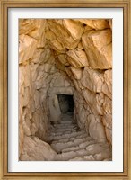 Framed Greece, Mycenae, Fountain Perseia, underground cistern