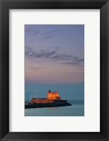 Framed Greece Rhodes, Mandraki, Agios Nikolaos Lighthouse