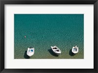 Framed Greece, Dodecanese, Rhodes, Lindos Harbor, Boats