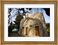 Framed Byzantine church near Kastelli, Church Ayios Panteleimon, Crete, Greece