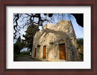 Framed Byzantine church near Kastelli, Church Ayios Panteleimon, Crete, Greece