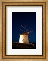 Framed Windmill, Chora, Mykonos, Cyclades, Greece