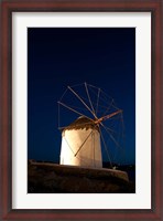 Framed Windmill, Chora, Mykonos, Cyclades, Greece