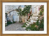 Framed Old door, Chania, Crete, Greece