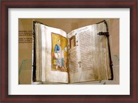 Framed Lectionary, Christianity, Byzantine Museum, Athens, Greece