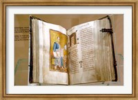 Framed Lectionary, Christianity, Byzantine Museum, Athens, Greece