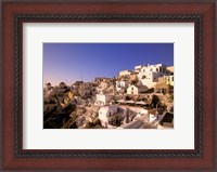 Framed Old Town in Late Afternoon, Santorini, Cyclades Islands, Greece