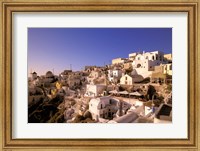 Framed Old Town in Late Afternoon, Santorini, Cyclades Islands, Greece