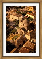 Framed Town View from Cliffs, Monemvasia, Lakonia, Greece