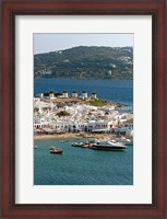 Framed Greece, Mykonos, Chora, Inner Harbor of Mykonos