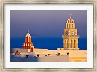 Framed Firostefani, Santorini, Greece