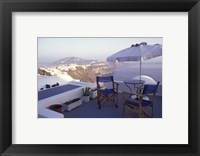 Framed View Toward Caldera, Imerovigli, Santorini, Greece