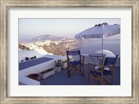 Framed View Toward Caldera, Imerovigli, Santorini, Greece